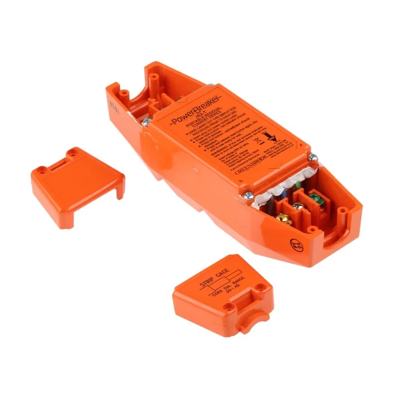 Powerbreaker Inline Mains RCD Connector Adapter, 16A 2 Pole, 230V AC J62-T