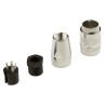 Amphenol Industrial C 091 D 4 Pole Straight M16 DIN Socket Connector 5A 300 V AC/DC IP67 Screw-On Female Cable C09131D0041002