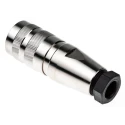 Amphenol Industrial C 091 D 8 Pole Straight M16 DIN Socket Screw-On Cable Connector 5A 100 V ac dc IP67 C091-31D008-1002