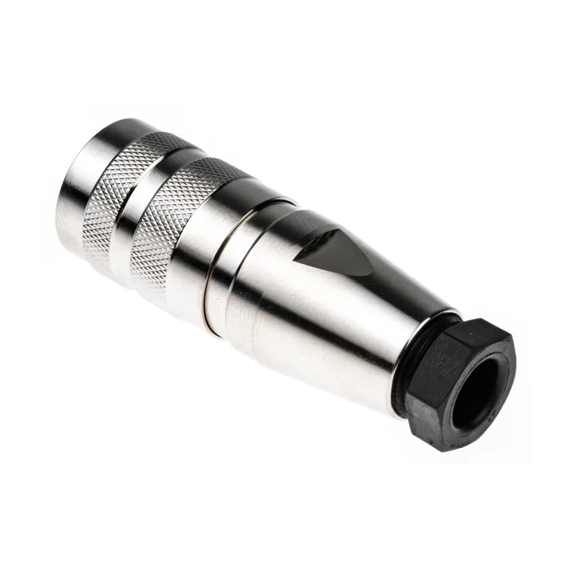 Amphenol Industrial C 091 D 8 Pole Straight M16 DIN Socket Screw-On Cable Connector 5A 100 V ac dc IP67 C091-31D008-1002