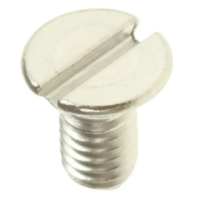 RS PRO Slot Countersunk Stainless Steel Machine Screw M3 Thread 6 mm Length A4 Grade 158-3332