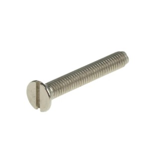 RS PRO Slot Countersunk Stainless Steel Machine Screw 20 mm M3 158-3360