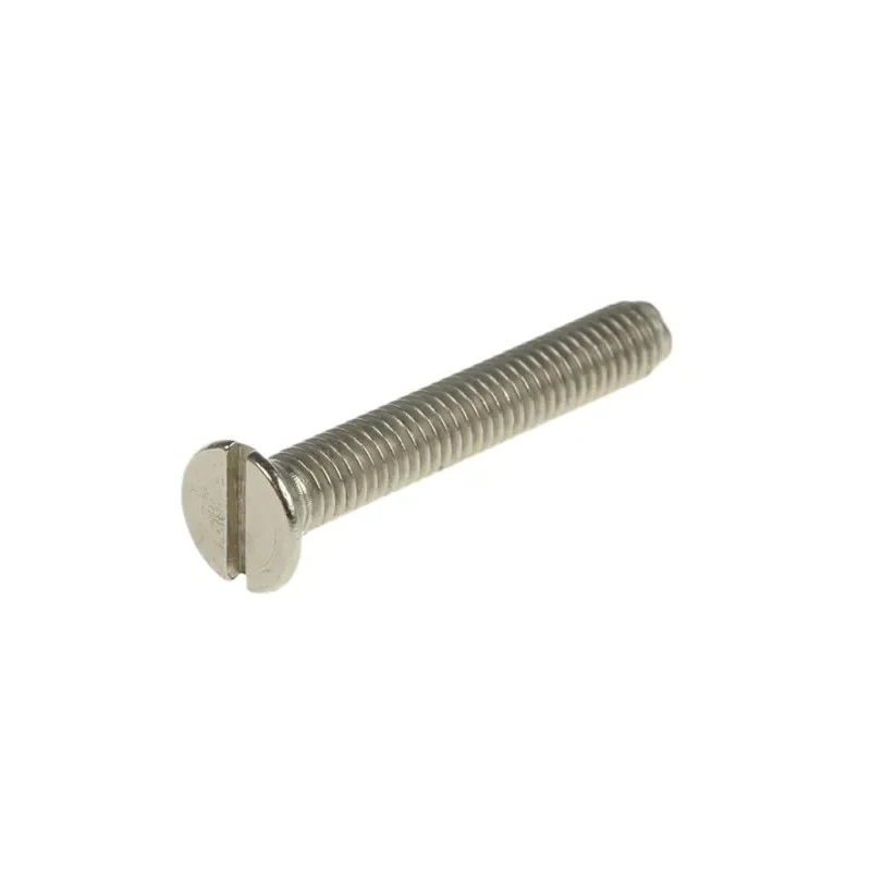 RS PRO Slot Countersunk Stainless Steel Machine Screw 20 mm M3 158-3360