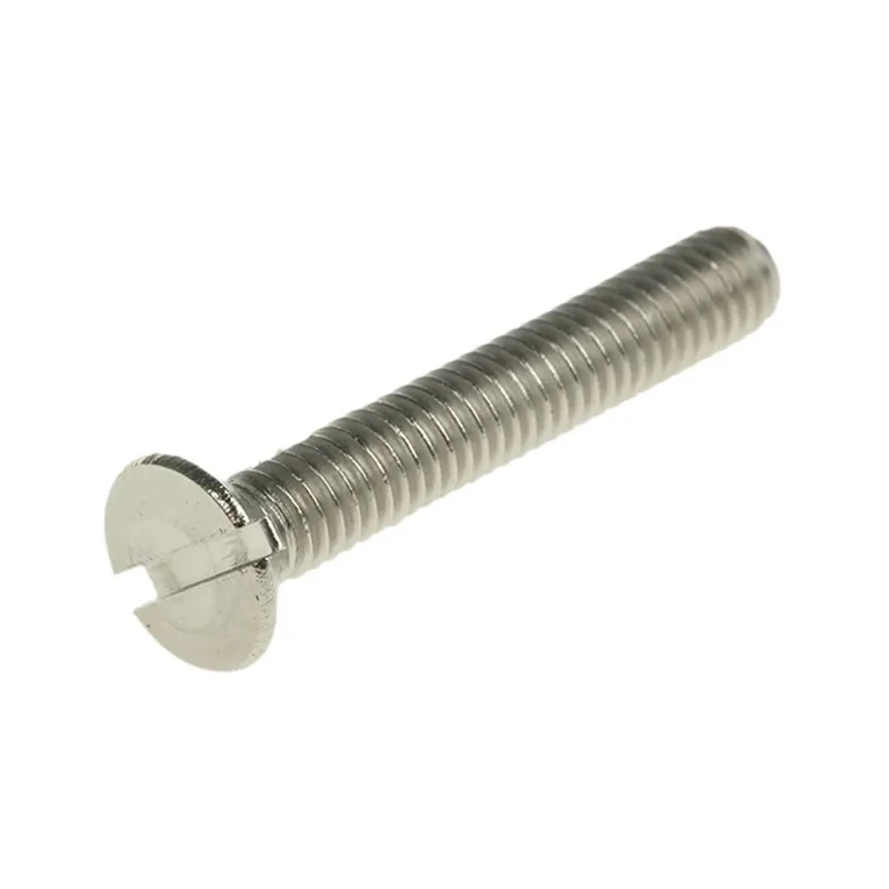 RS PRO Slot Countersunk Stainless Steel Machine Screw 25 mm M4 158-3427
