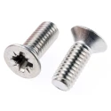 RS PRO Pozidriv Countersunk Stainless Steel Machine Screw 16 mm M6 158-3720