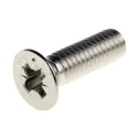 RS PRO Countersunk Pozidriv Machine Screw Stainless Steel A4 316 Marine Grade 20 mm M6 158-3742