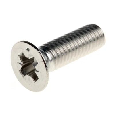 RS PRO Countersunk Pozidriv Machine Screw Stainless Steel A4 316 Marine Grade 20 mm M6 158-3742