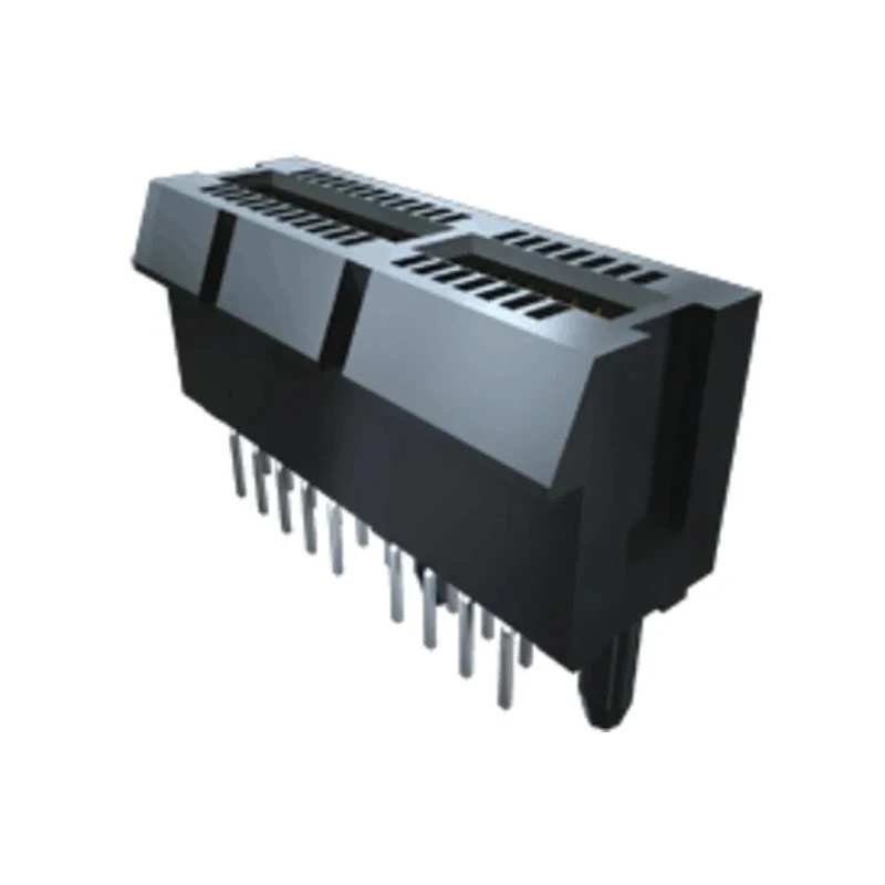 Samtec PCIe Series Straight Edge Connector Female, Edge Mount, 98 Contacts, 1 mm Pitch, 2 Row, Solder PCIE-098-02-F-D-EMS2