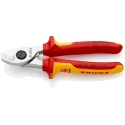 Knipex Insulated Cable Shear Cutter 165mm 1000V VDE IEC 60900 Model 95 16 165