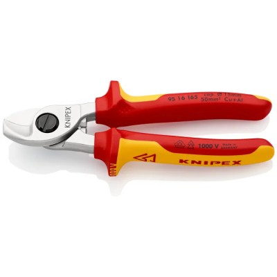 Knipex Insulated Cable Shear Cutter 165mm 1000V VDE IEC 60900 Model 95 16 165