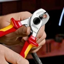 Knipex Insulated Cable Shear Cutter 165mm 1000V VDE IEC 60900 Model 95 16 165