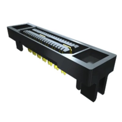 Samtec QSE Series Straight Surface PCB Socket 28-Contact 2 Row 0.8 mm Pitch Solder QSE-014-01-L-D-DP-A
