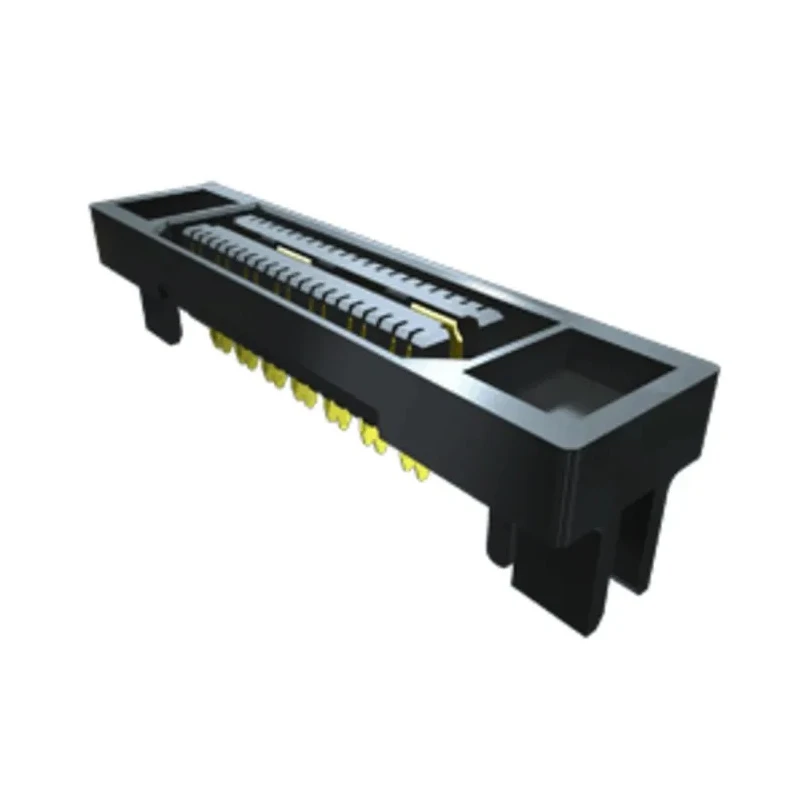 Samtec QSE Series Straight Surface PCB Socket 28-Contact 2 Row 0.8 mm Pitch Solder QSE-014-01-L-D-DP-A