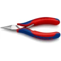 Knipex 1-Piece Long Nose Plier Chrome Steel 115mm Overall Length, 22.5mm Jaw 35 22 115