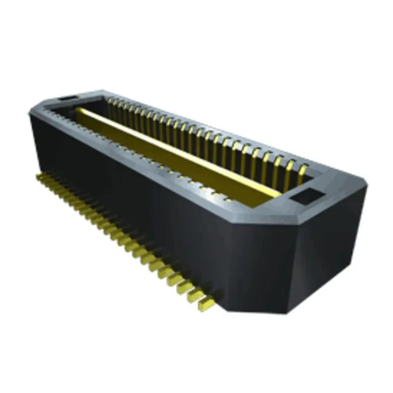 Samtec QTS Series Right Angle Surface PCB Header, 150 Contact(s), 0.64 mm Pitch, 2 Row, Shrouded QTS-075-01-L-D-A-K