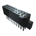 Samtec SFM Series Straight Surface PCB Socket 20-Contact 2 Row 1.27 mm Pitch 3.2A 250V SFM-110-02-S-D-LC