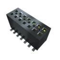 Samtec FLE Series Straight Surface PCB Socket, 8-Contact, 2 Row, 1.27 mm Pitch Solder FLE-104-01-G-DV