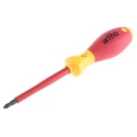 Wiha Insulated Screwdriver PH2 Tip 100mm Blade Bi-Material Handle Chrome Vanadium Steel Blade 00848