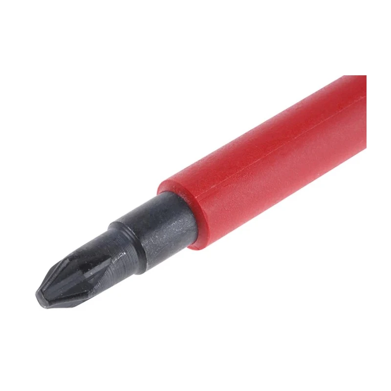 Wiha Insulated Screwdriver PH2 Tip 100mm Blade Bi-Material Handle Chrome Vanadium Steel Blade 00848