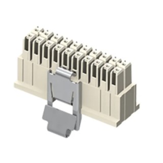 Samtec IPD1 Female Crimp Connector Housing 10 Contacts 2 Row Straight 2.54 mm Pitch 