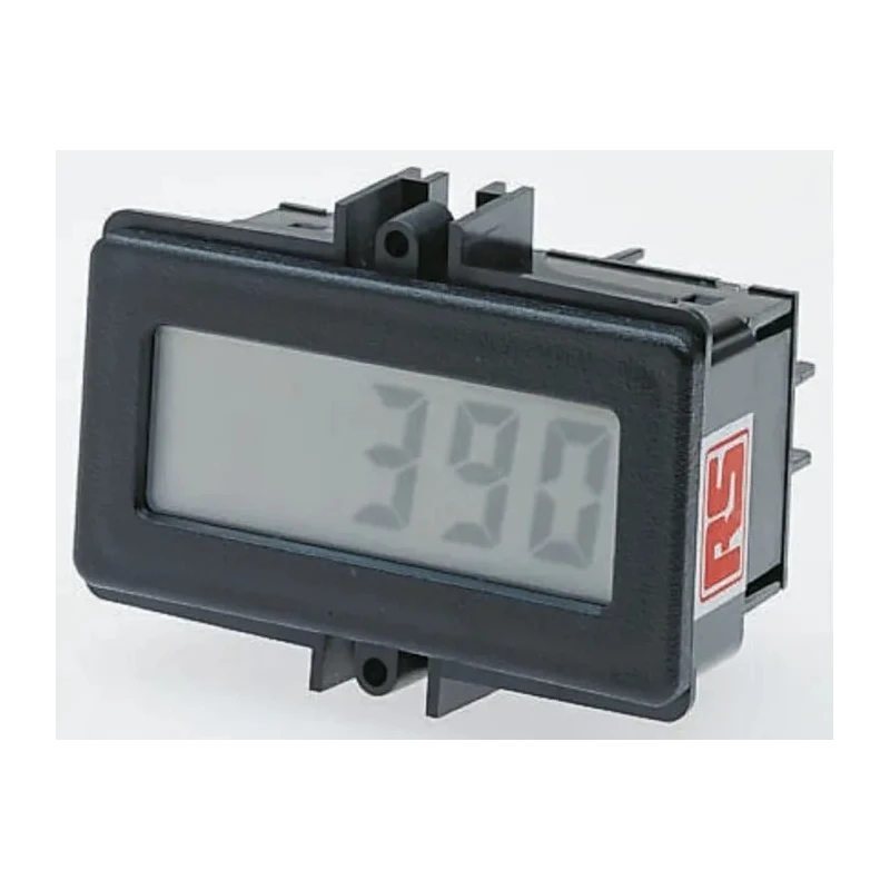 Red Lion Digital Voltmeter DC LCD Display 3-Digits ±0.1% 33 mm Cutout Height 68 mm Cutout Width CUB4