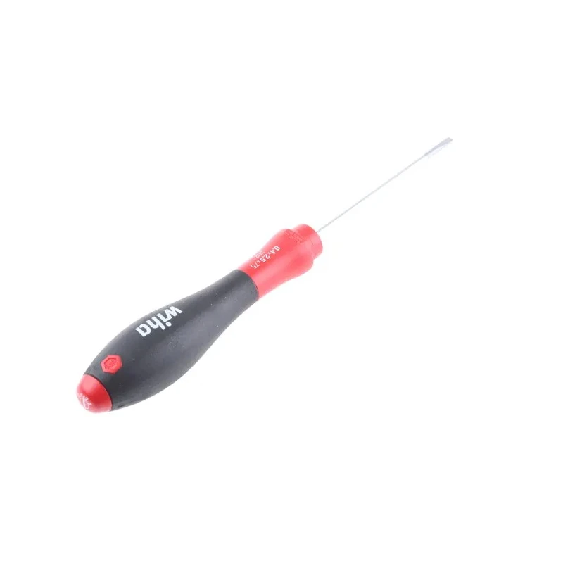 Wiha Slotted Screwdriver, 75 mm Blade VDE/1000V Approved, 179mm Overall 00685