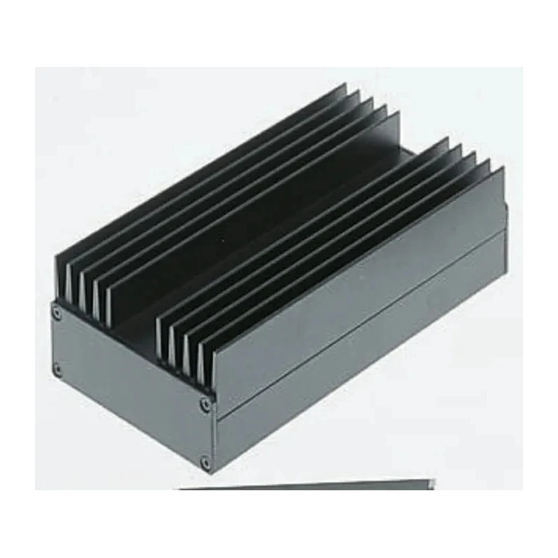 Rose Multitronic Series Die Cast Aluminium Enclosure Black Lid IP40 185 mm x 185 mm x 105 mm 772100000
