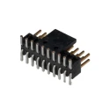 Samtec FTSH Series Straight Surface Pin Header, 20 Contacts, 1.27 mm Pitch, 2 Row, Unshrouded FTSH-110-01-L-DV-K