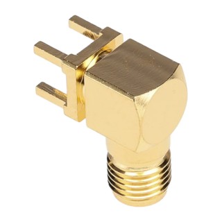 Samtec SMA Series Coaxial Connector PCB Mount Female SMA 50 Ω Right Angle Gold Plated Contacts SMA-J-P-H-RA-TH1