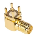 Samtec SMA Series Coaxial Connector PCB Mount Female SMA 50 Ω Right Angle Gold Plated Contacts SMA-J-P-H-RA-TH1
