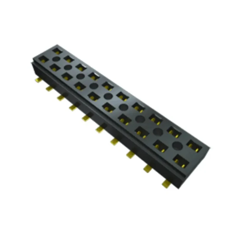 Samtec CLT Series Straight Surface PCB Socket 8-Contact 2-Row 2 mm Pitch Solder Mount CLT-104-02-F-D-BE