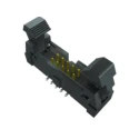 Samtec EHF Series Straight Surface PCB Header, 10 Contacts, 1.27 mm Pitch, 2 Row, Shrouded EHF-105-01-F-D