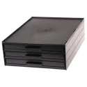 Licefa Drawer Storage Unit 3-Tier, 108 mm Height x 265 mm Width x 355 mm Depth A1-4/3 ESD
