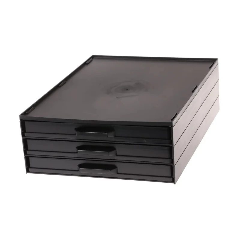 Licefa Drawer Storage Unit 3-Tier, 108 mm Height x 265 mm Width x 355 mm Depth A1-4/3 ESD
