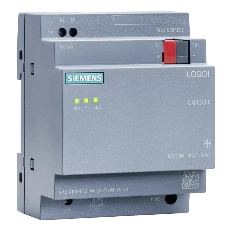 Siemens LOGO! Series Communication Module, 2 Digital Inputs, 2 Digital Outputs, Ethernet, 24V DC, 4 6BK1700-0BA20-0AA0