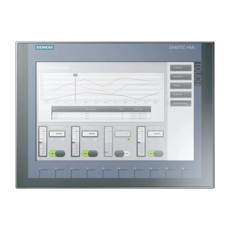 Siemens KTP1200 Basic SIMATIC Series HMI Panel 304.8 mm TFT Display 1280 x 800 pixel KTP1200