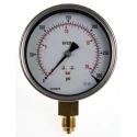 RS PRO 100 mm G 3/8 BSPM Pressure Gauge 300 psi ±1% Accuracy Stainless Steel Case 189-030