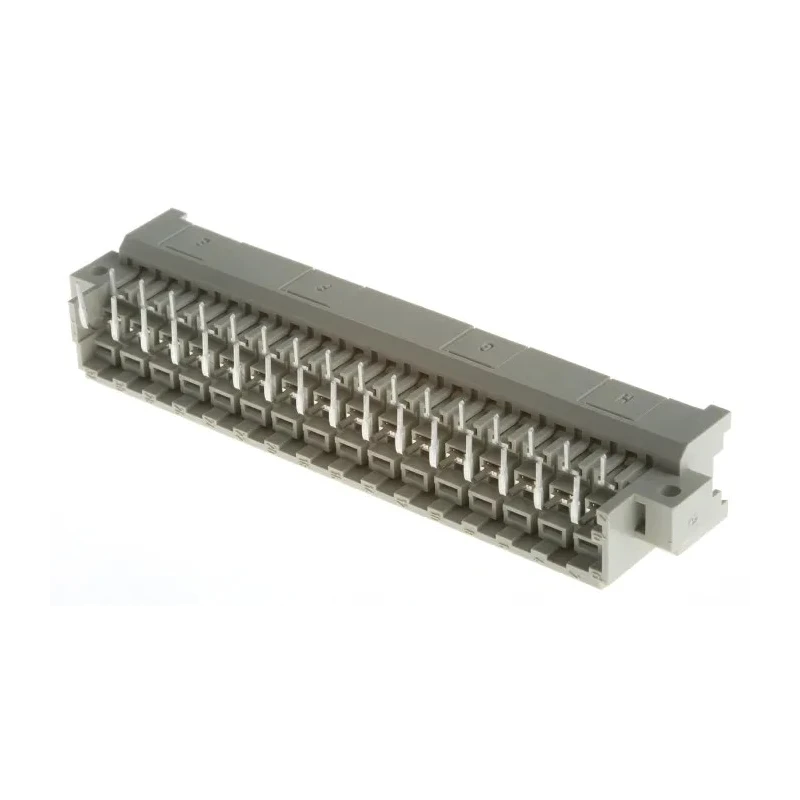 HARTING DIN 41612 Connector 32 Way 5.08 mm Pitch Type Through Hole, Type C/2, Solder Class C2, 2 Row Male Right 09061326901