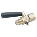RS PRO Brass Pressure Gauge Cock Type G with 3/8 in Female Inlet and Male Outlet, 16 bar Maximum Operating Pressure 189-046