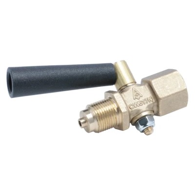 RS PRO Brass Pressure Gauge Cock Type G with 3/8 in Female Inlet and Male Outlet, 16 bar Maximum Operating Pressure 189-046