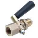 RS PRO Brass Pressure Gauge Cock Type G with 3/8 in Female Inlet and Male Outlet, 16 bar Maximum Operating Pressure 189-046
