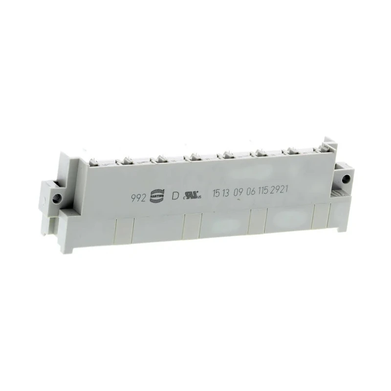 HARTING DIN 41612 15 Way 5.08 mm Pitch Type Through Hole Solder 2 Row Male Right Angle Connector 09061152921