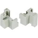 HARTING Fixing Bracket for use with DIN 41612 Connector Series 09 06 Thermoplastic Grey 09060009908