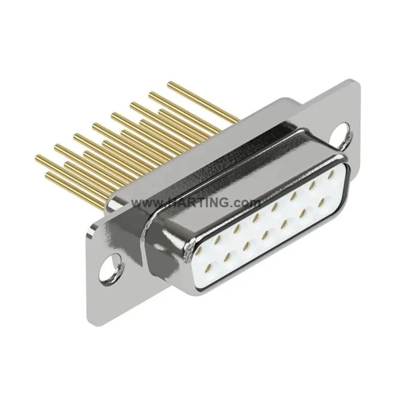 HARTING D-Sub Connector 15 Way Straight 2.74 mm Pitch Panel Mount Female 09670154707