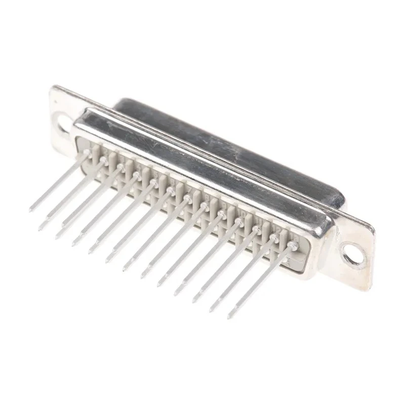 HARTING D-Sub 25 Way Straight 2.76 mm Pitch Panel Mount D-Sub Connector with Flange Female 09670254707