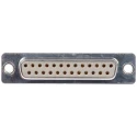 HARTING D-Sub 25 Way Straight 2.76 mm Pitch Panel Mount D-Sub Connector with Flange Female 09670254707