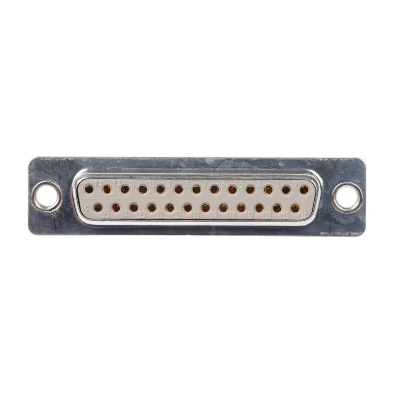 HARTING D-Sub 25 Way Straight 2.76 mm Pitch Panel Mount D-Sub Connector with Flange Female 09670254707