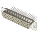 HARTING D-Sub Connector Panel Mount Female 50 Contacts 2.76 mm Pitch Metal Housing 1kV 7.5A 09670504707