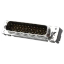 HARTING D-Sub 25 Way Straight 2.76 mm Pitch Through Hole D-Sub Connector with M3 Threaded Insert Male 09653217701