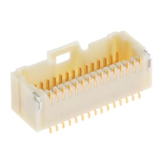 Molex Pico-Clasp™ Series Right Angle Surface PCB Header 30 Contacts 1 mm Pitch 2 Row Shrouded 501571-3007